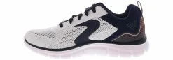 Running Shoes|Walking Shoes|SKECHERS Knit Laceup Track Men’s Athletic Shoe White