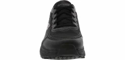Slip Resistant|SKECHERS Max Cushioning Elite Remmal Men’s Slip Resistant Work Shoe Black