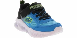 Athletics & Sneakers|SKECHERS Meteor Lights Toddler Boys’ (5-10) Light-Up Running Shoe Blue
