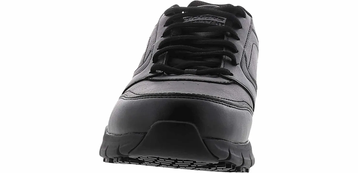 Slip Resistant|Wide|SKECHERS Nampa Wyola Women’s Wide-Width Slip Resistant Work Shoe Black