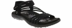 Comfort Sandals|SKECHERS Reggae Slim Sling Women’s Comfort Sandal Black
