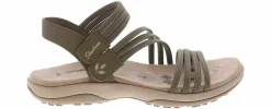 Comfort Sandals|SKECHERS Reggae Slim Sling Women’s Comfort Sandal Green