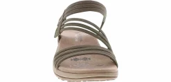 Comfort Sandals|SKECHERS Reggae Slim Sling Women’s Comfort Sandal Green