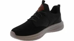 Athleisure & Casual|Slip-On|SKECHERS Relaxed Fit Slade Breyer Men’s Casual Shoe Black