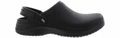 Slip Resistant|SKECHERS Riverbound Men’s Slip Resistant Work Clog Black
