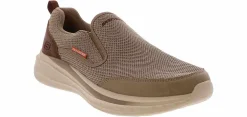 Walking Shoes|Comfort Shoes|SKECHERS Slade Lucan Men’s Casual Shoe Beige
