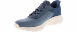 Walking Shoes|Athleisure & Casual|SKECHERS Slip-Ins Bobs Squad Chaos Men’s Wide-Width Athletic Shoe Blue