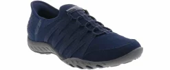 Comfort Shoes|Slip-On|SKECHERS Slip-Ins Breathe Easy Women’s Comfort Shoe Blue