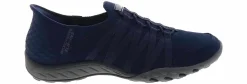 Comfort Shoes|Slip-On|SKECHERS Slip-Ins Breathe Easy Women’s Comfort Shoe Blue