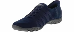 Comfort Shoes|Slip-On|SKECHERS Slip-Ins Breathe Easy Women’s Comfort Shoe Blue