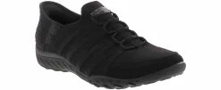 Comfort Shoes|Slip-On|SKECHERS Slip-Ins Breathe Easy Women’s Athletic Shoe Black