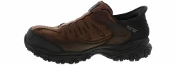 Slip Resistant|Electro Static Dissipative (Esd)|SKECHERS Slip-Ins Cankton Ryker Men’s Composite Toe Work Shoe Brown