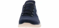 Walking Shoes|Athleisure & Casual|SKECHERS Slip-Ins Classy Night Women’s Wide-Width Walking Shoe Blue