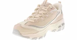 Running Shoes|Athleisure & Casual|SKECHERS Slip-Ins D'Lites Smooth Nostalgia Women's Athletic Shoe Beige