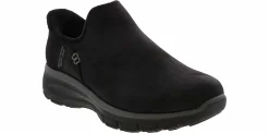 Short Boots & Booties|SKECHERS Slip-Ins Easy Going Women’s Bootie Black