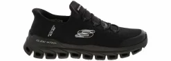 Athleisure & Casual|Slip-On|SKECHERS Slip-Ins Glide Step Zefyr Men’s Athletic Shoe Black