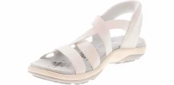 Comfort Sandals|SKECHERS Slip-Ins Reggae Slim Band Women's Comfort Sandal White