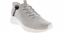 Running Shoes|Walking Shoes|SKECHERS Slip-Ins Ultra Flex 3.0 Men’s Wide-Width Running Shoe Grey