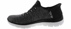 Walking Shoes|Slip-On|SKECHERS Summits Slip-Ins Women’s Wide-Width Comfort Shoe Black