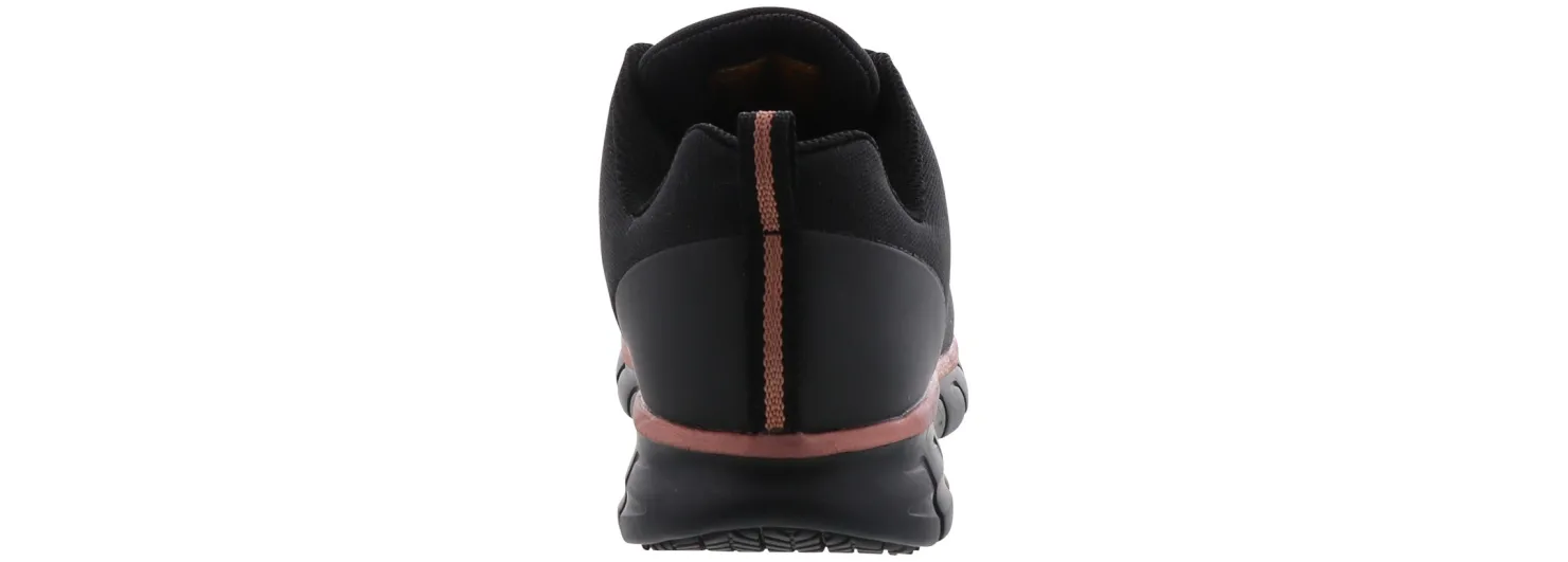 Safety Toe Athletics|SKECHERS Sure Track Chiton Women’s Alloy Toe Work Shoe Black