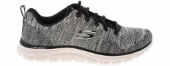 Running Shoes|Athleisure & Casual|SKECHERS Track Knit Lace Up Women’s Running Shoe White