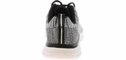 Running Shoes|Athleisure & Casual|SKECHERS Track Knit Lace Up Women’s Running Shoe White