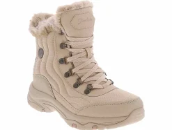Short Boots & Booties|Winter Boots|SKECHERS Trego Cozy Women’s Snow Boot Beige