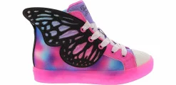 Athletic & Sneakers|Casual|SKECHERS Twinkle Sparks Ice Youth Girls’ (11-3) Light Up Hi-Top Sneaker Pink