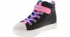 Athletic & Sneakers|SKECHERS Twinkle Toes Heart Steps Youth Girls’ (11-3) Light up Hi-Top Sneaker Black