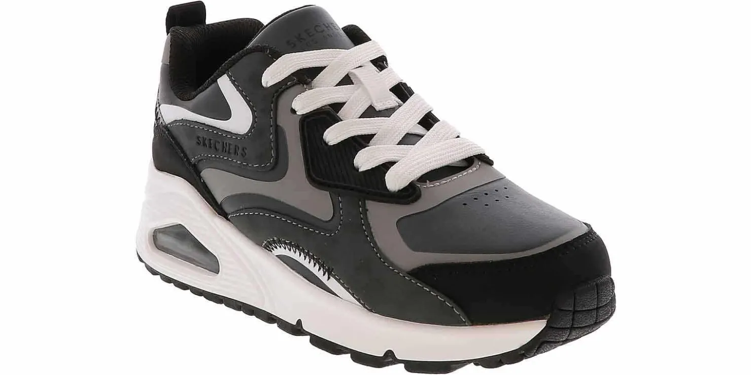 Athletic & Sneakers|Athletics & Sneakers|SKECHERS Uno Gen1 Color Surge Youth Kids’ (11-7) Athletic Shoe Black