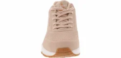 Walking Shoes|Athleisure & Casual|SKECHERS Uno Shimmer Away Women’s Athletic Sneaker Beige