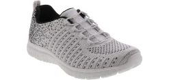 Walking Shoes|Athleisure & Casual|SKECHERS Virtue Knit Bungee Women’s Athletic Sneaker White