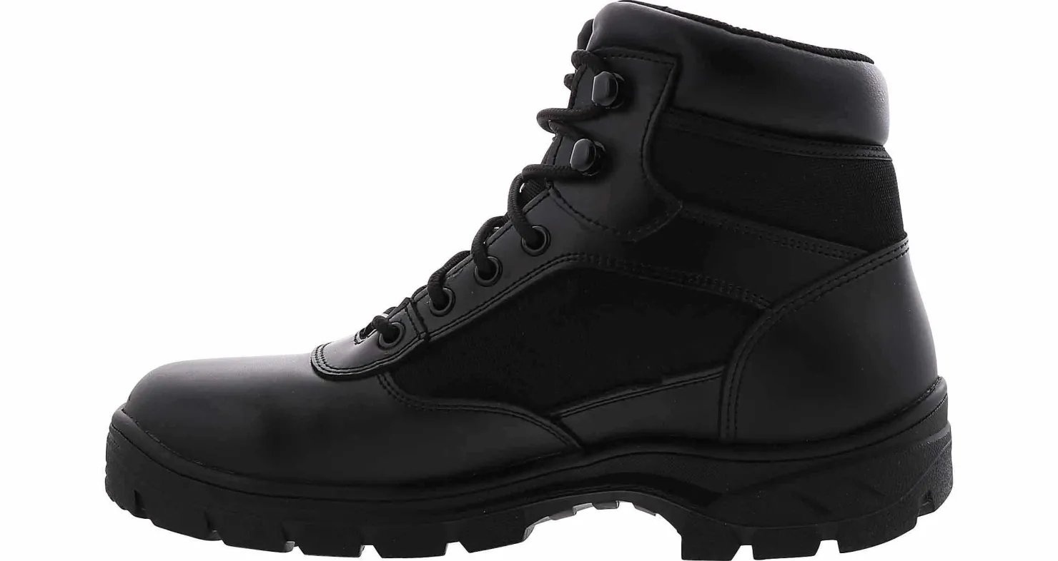 Soft Toe Boots|SKECHERS Wascana Benen Men's Soft Toe Work Boot Black