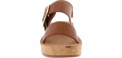 Comfort Sandals|Wedge & Platform Sandals|SODA Raccoon Women's Fashion Sandal Beige