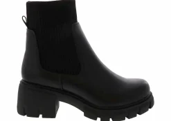Wedge & Heeled Boots|SODA Zordy Women’s Fashion Boot Black
