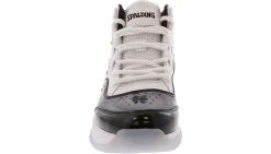 Athletics & Sneakers|SPALDING Sideline Youth Boys' (11-3) Wide-Width Mid Top Basketball Sneaker White
