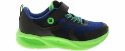 Athletics & Sneakers|SPALDING Sidney Royal Youth Boys’ (11-3) Wide-Width Light-up Shoe Blue