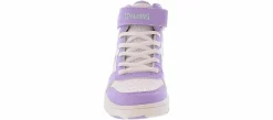 Athletic & Sneakers|Casual|SPALDING Vertex Lavender Youth Girls’ (11-6) Mid-Top Sneaker Purple