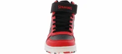 Athletics & Sneakers|SPALDING Vertex Youth Boys’ (11-3) Hi-Top Sneaker Red