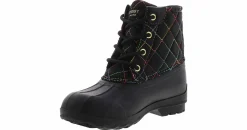Boots|SPERRY Port Rainbow Youth Girls’ (13-5) Weather Boot Black