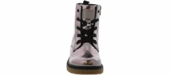 Boots|SPROX Hollywood Pewter Snake Youth Girls' (11-4) Combat Boot Silver