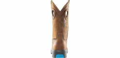 Safety Toe Boots|Slip Resistant|STEEL BLUE Heeler Met Men's Steel Toe Work Boot Brown