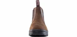 Safety Toe Boots|Slip Resistant|STEEL BLUE Hobart Met Women's Steel Toe Work Boot Brown
