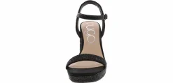 Heeled Sandals|Special Occasion|SUGAR Valentia Stones Women’s Fashion Heel Black