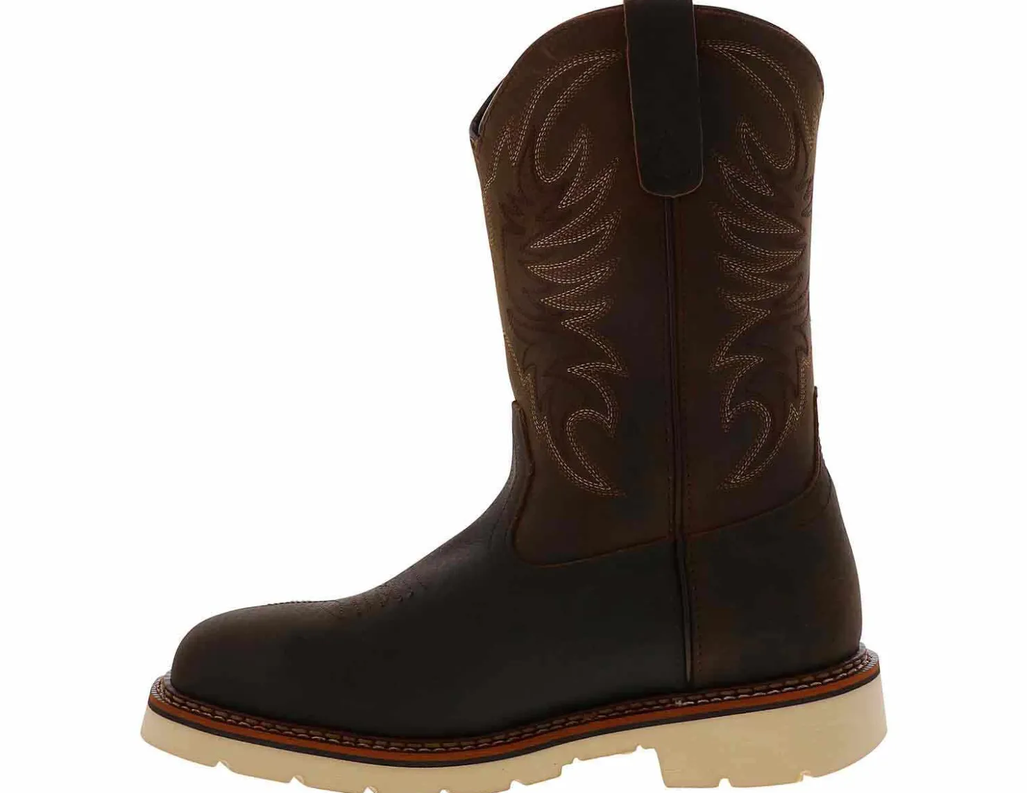 Safety Toe Boots|Slip Resistant|THOROGOOD American Heritage 11-inch Men’s Steel Toe Work Boot Brown