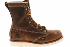 Safety Toe Boots|THOROGOOD American Heritage Men's Wide-Width Steel Toe Work Boot Brown