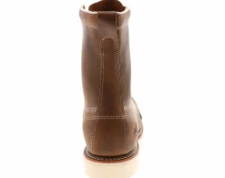 Safety Toe Boots|THOROGOOD American Heritage Men's Wide-Width Steel Toe Work Boot Brown