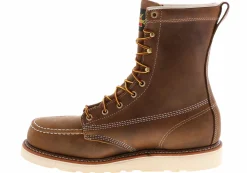 Safety Toe Boots|THOROGOOD American Heritage Men's Wide-Width Steel Toe Work Boot Brown