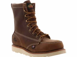 Safety Toe Boots|THOROGOOD American Heritage Men's Wide-Width Steel Toe Work Boot Brown