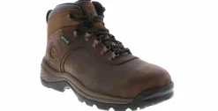 Safety Toe Boots|Slip Resistant|TIMBERLAND PRO Flume Men’s Steel Toe Work Boot Brown